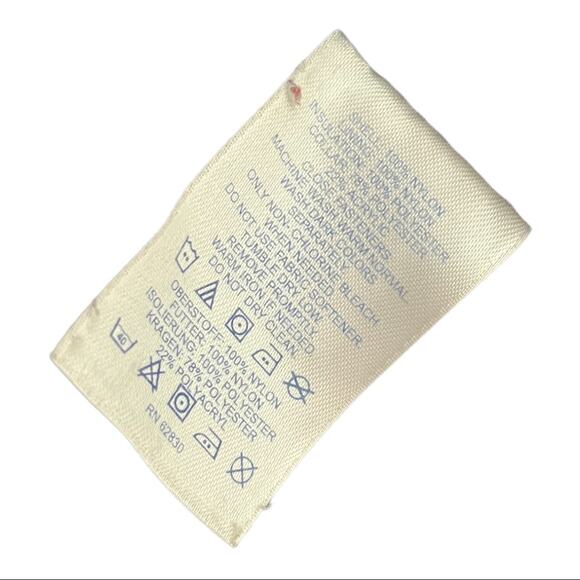 Lands’ End Black Insulated Jacket with Fleece Like Collar Size Medium - Picture 6 of 6